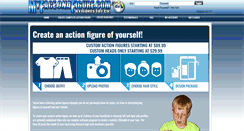 Desktop Screenshot of myfaceonafigure.com